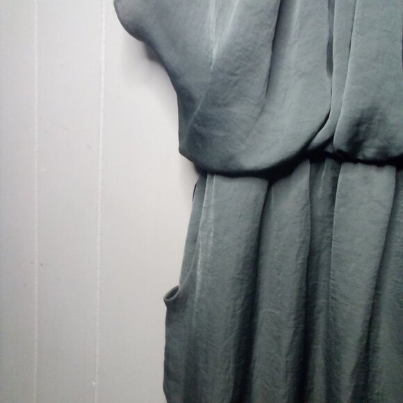 City Triangles Dress M Short Sleeve Pockets Green - Picture 7 of 15